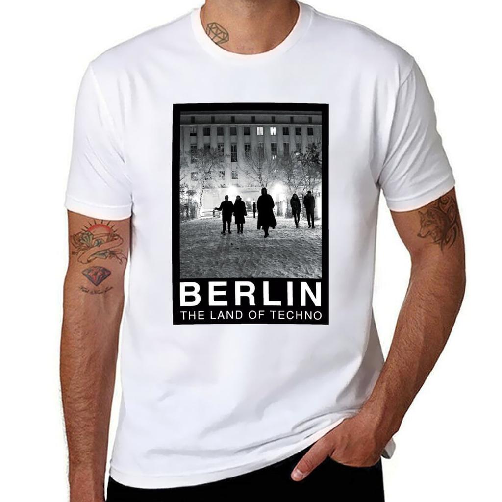 Berlin The Land of Techno TShirt Festive Simple TShirt