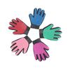 Gants de toilettage - Animalerie - Bleu - Dissolvant de poils - Pour chiens et chats - Taille moyenne