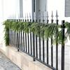 1pc Real Touch Norfolk Pine Garland with Green Vine - Lifelike Artificial Greenery for Easter Christmas Table Mantle Wall Decor