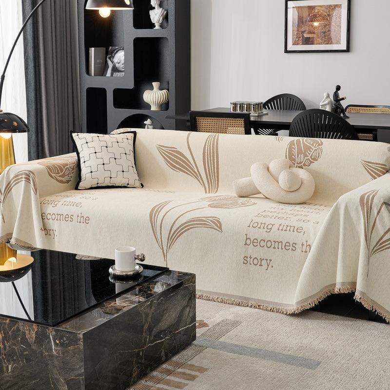 Modern Sofa Cover Towel Universal Chenille Soft One Piece Couch Throw Blanket Chair Furniture Protector Dropshipping
