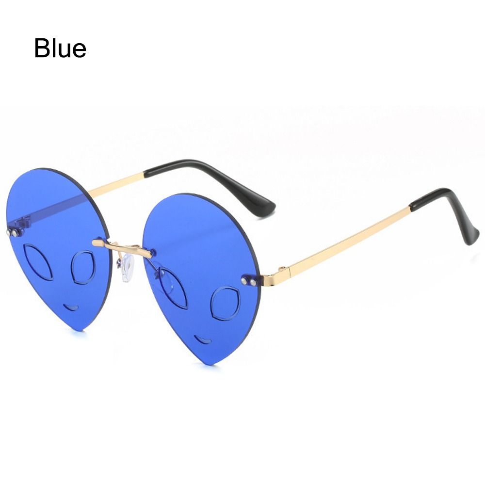 Безрамные Хэллоуинские Солнцезащитные Очки Вечеринка и Маскарад Защита от УФ Безрамные Очки Аксессуары для Костюма на Хэллоуин Разноцветные