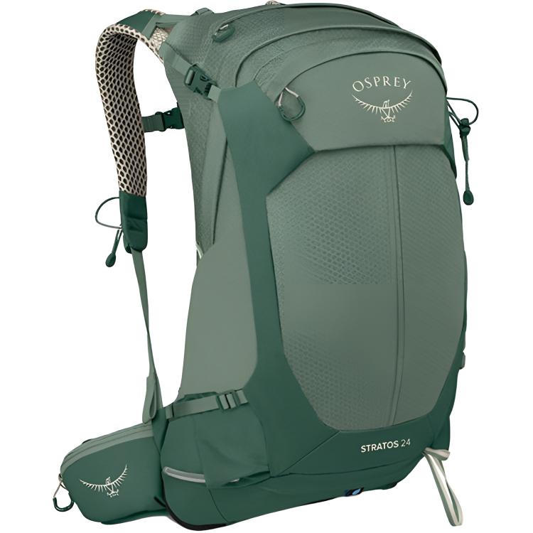 Osprey 24L Stratos Lightweight Versatile Hiking Backpack Men Backpacks Recycled-Nylon Pine-Green 10007528