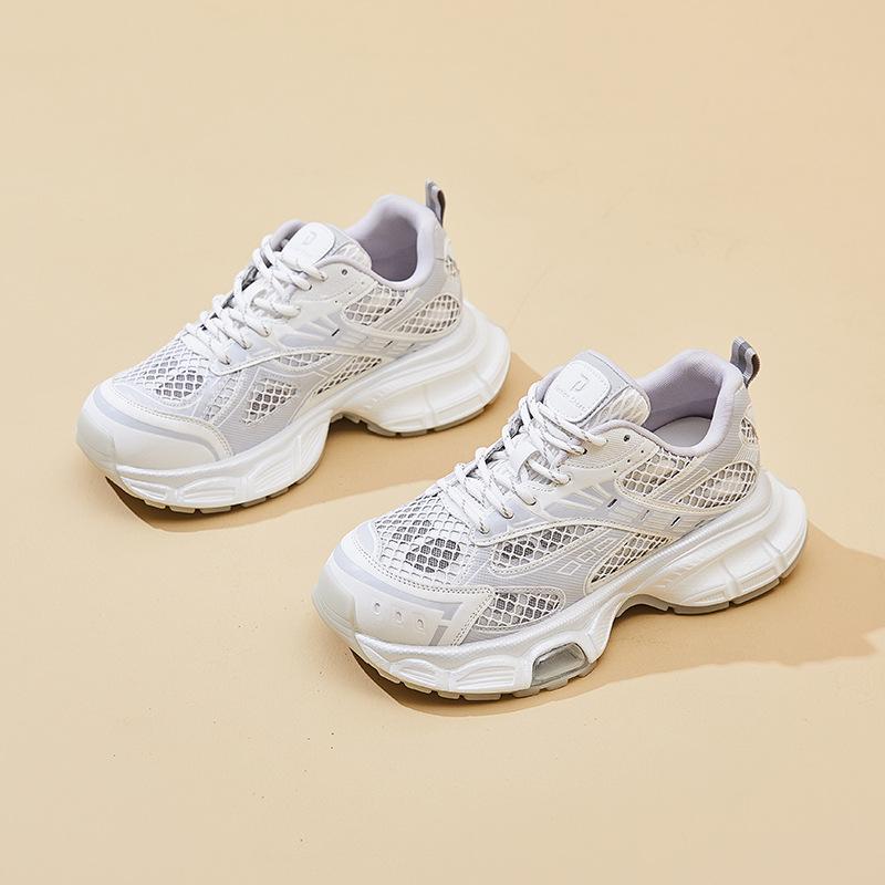 Новые папины кроссовки для женщин Модные спортивные одинарные кроссовки на толстой подошве