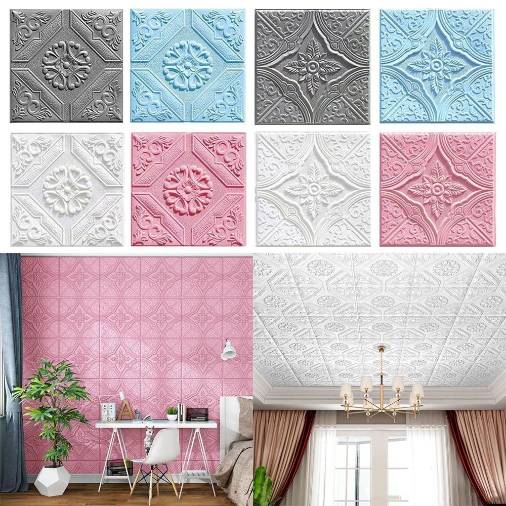 Звукоизоляция стерео наклейки на стену 35*35 см самоклеящиеся обои для гостиной спальни