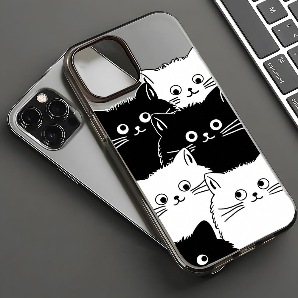 Чехлы для мобильных телефонов iPhone 11 13 15 Pro Max 12 14 Pro Max Чехол для iPhone 16 15 Plus 13 Pro 12 Матовая текстура с рисунком в виде мультяшных цветов