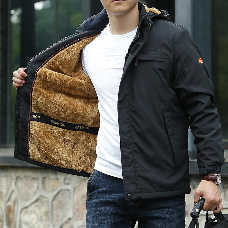 Куртка мужская, съемная, свободная, для среднего возраста, дышащая, военная, пальто мужское