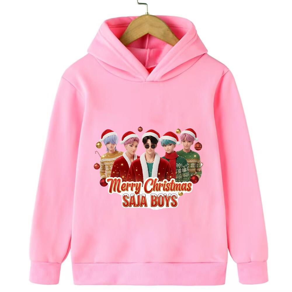 Худи Huntrix Girls и Охотники на демонов Тигр Рождественское худи Милое глупое худи с тигром Худи Huntrix Girls Рождественское худи