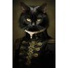 Retro Renaissance Animal Portrait Poster Fox Black Cat Lion Owl Royal Pet Canvas Painting Funny Wall Art Living Room Home Decor