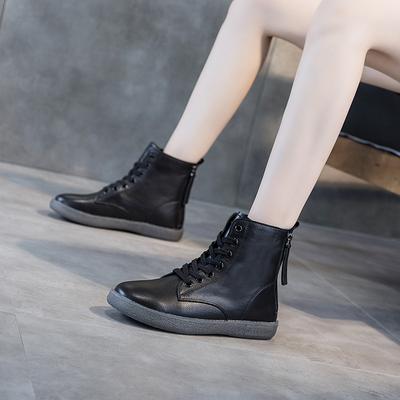 Новая женская обувь из натуральной кожи, женская повседневная обувь на мягкой подошве, удобные белые туфли, средние лоферы, весенние мокасины, размер 42