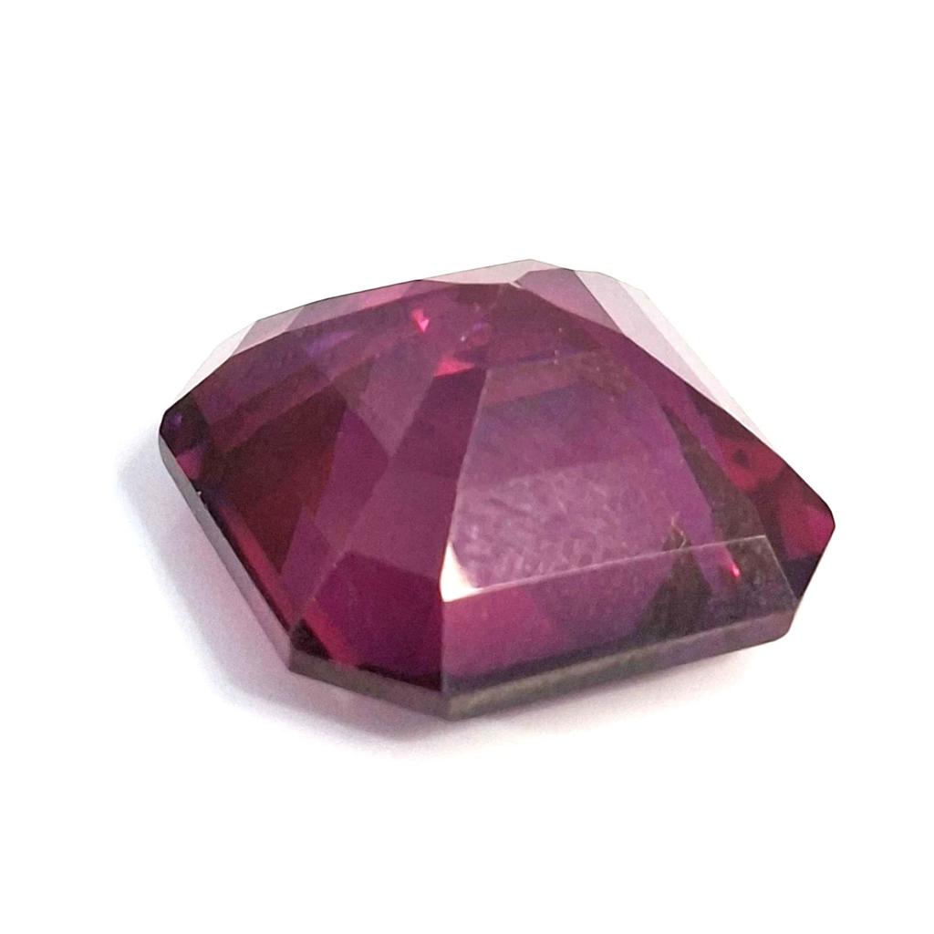 Fabulous Rhodolite Garnet Natural Asscher Cut 14-16 Ct Certified Loose Gemstone