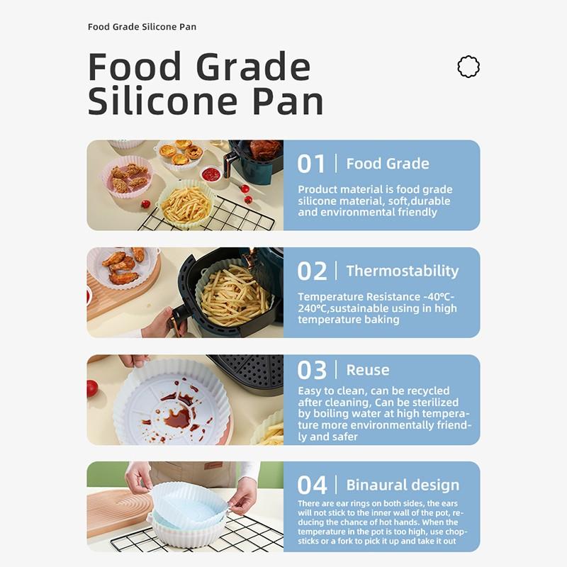 Многоразовый противень Аэрофритюрница Противень для выпечки Корзина для жареной курицы Ковровая фритюрница