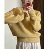 Thickened V-neck Loose Lazy Sweater Women's Autumn and Winter Bottoming Shirt Top