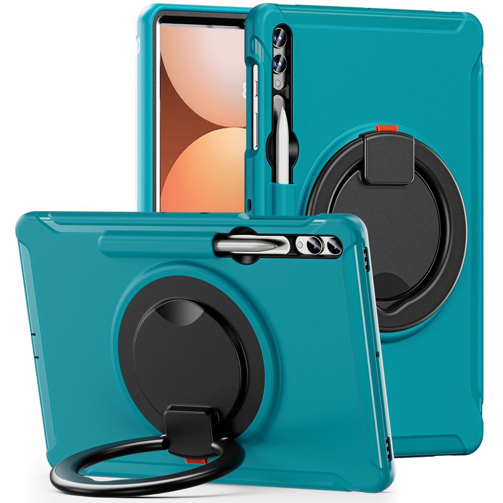 Для Samsung Tab Чехол S9 S8 S7 Plus S10 FE S6 A9 A8 S7fe A7 Lite Ручка Подставка-упор Ударопрочная Подставка Жесткие Чехлы для Планшета Чехол Funda