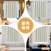 AooHome Blackout Curtains for Small Windows, Cafe Curtains, 60cm Long, Heat Insulating, Ivory, Grade 1 Light Blocking, High-Density Fabric, Privacy, S
