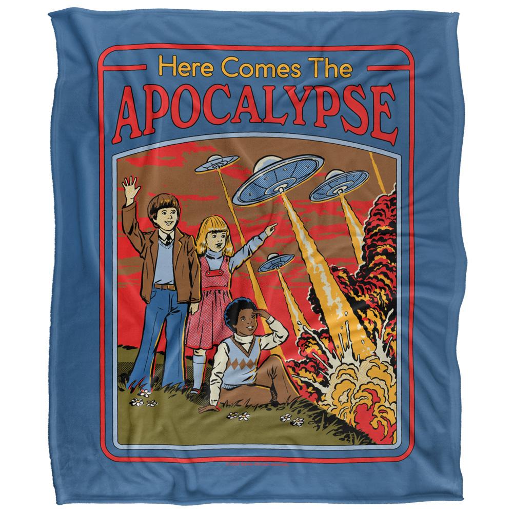 Steven Rhodes Here Comes The Apocalypse Soft Touch Blanket