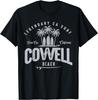 ТРИ ВИНТАЖНЫЕ СЕРФБОРДА И ПАЛЬМЫ - Футболка Cowell Beach