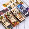 28pcs Vintage Art Bookmarks Set Retro Poster Nebula Space Bird Fruit Book Marker Office School D6048