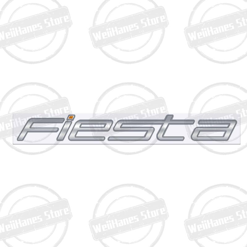 Металлический 3D Значок Буква Логотип Для Ford Fiesta Edge Наклейка На Задний Багажник Кузова Автомобиля Эмблема Глянцевый Черный Аксессуары