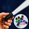 Portable Mini Keychain Pocket Torch USB Rechargeable LED Flashlight Waterproof Outdoor Keychain Torch Lamp Lights Mini-torch
