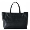 Vita Felice Genuine Cowhide Leather Tote Bag for and Men, Unisex, Women, Oinb-n1706 (Black)
