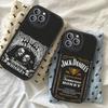 Classic Whiskey Logo J-Jack D-DanielS Phone Case For IPhone 11 12 13 14 15 16 Pro Max Plus Leather Cover