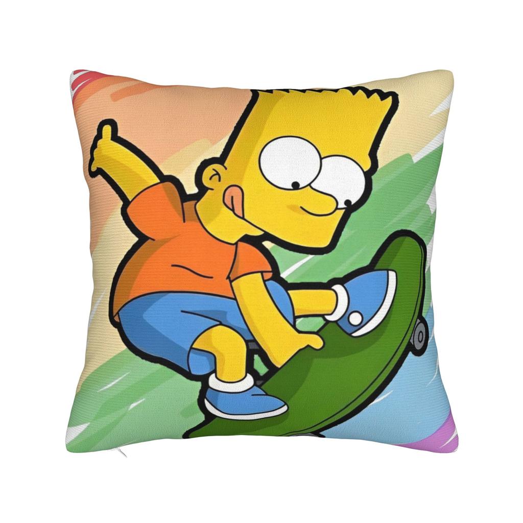Декоративные наволочки S-Симпсоны Семья Аниме Аксессуары Автомобильная Подушка-плед Чехол Квадратный Стиль Разные Размеры