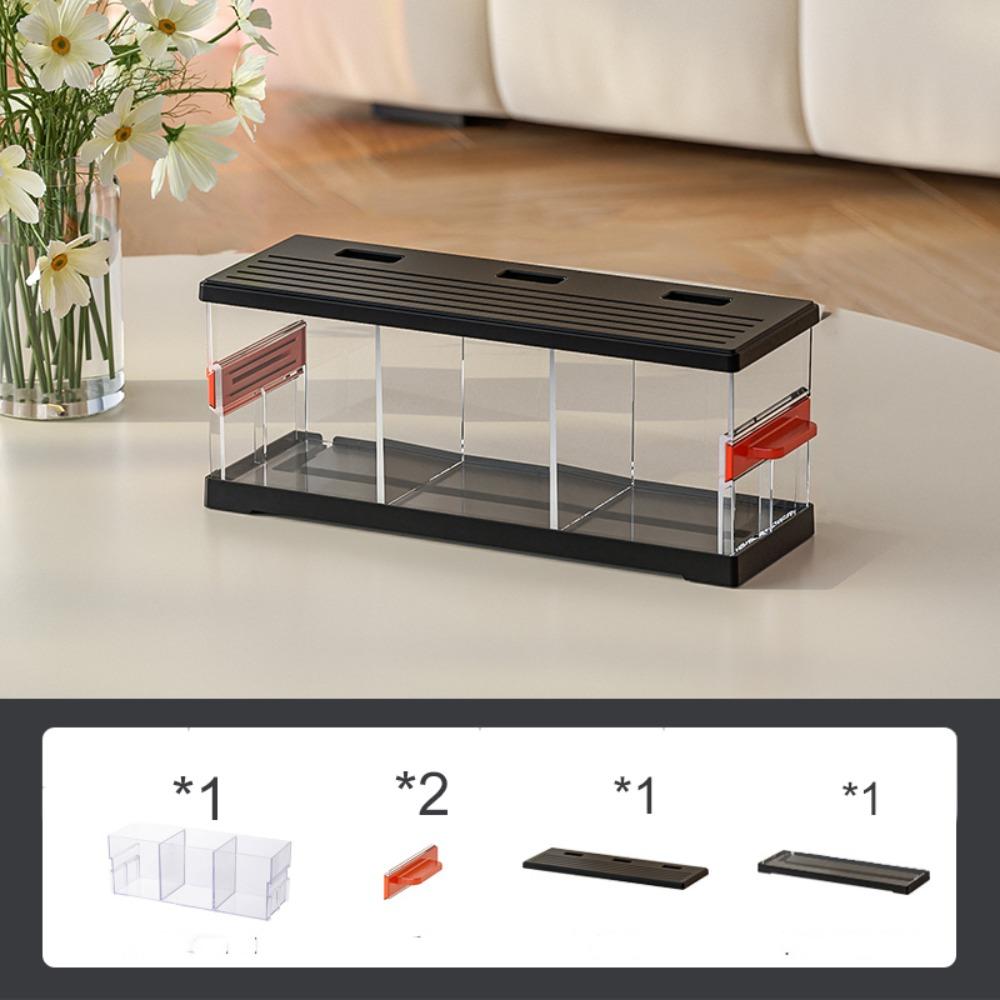 Прозрачный аквариум высокой четкости Небьющийся ящик для разведения рыб Настольный аквариум Офис