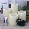 Rechargeable 10-Button Remote Control LED Candle with Swing Flame Simulation for Romantic Proposals and Parties