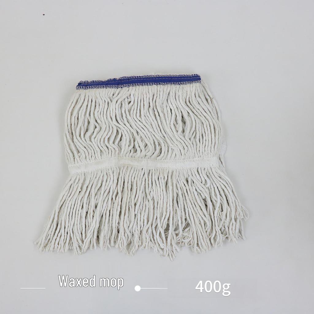 Large Cotton Wax Mop Set with Washable Mop Head