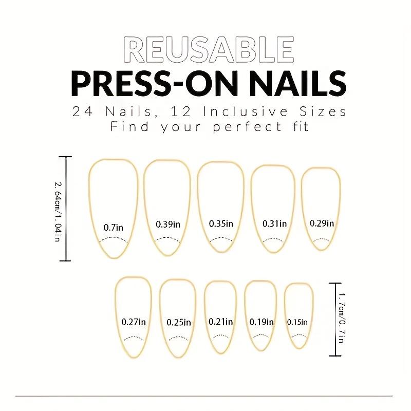 24 накладных ногтя с ярким цветочным узором — короткие, миндалевидной формы, блестящие и модные — идеально подходят для женщин и девушек, готовы к празднованию Пасхи