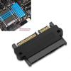 Карта-адаптер порта SATA 7+15Pin папа-мама Прямая/Под углом 90 градусов для SATA HDD SSD 22Pin папа-мама Кабель питания и данных SATA