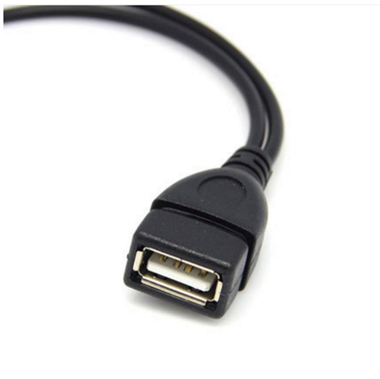 Кабель USB (мама) - Micro USB (папа) OTG для мобильного жесткого диска и зарядки телефона