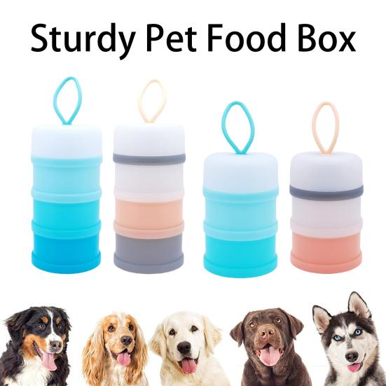 Ведро для корма для домашних животных 45691 контейнер для кошачьего корма, переносной, с лямками, для собак