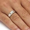 Кольца Sanjie Creative Twisted Diamond Couple Rings – мужские и женские, европейский и американский крест-стиль