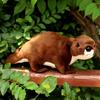 Simulated Otter Plush Toy Animal Children'S Doll Ornament Gift Safari Gift Marmot Water