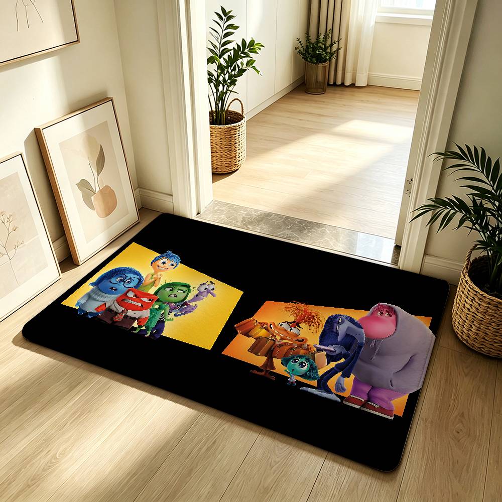Cute I-inside Out Carpet Bathroom Anti-slip Mat Door Mat Home Decoration Mat Entrance Door Mat Scratch-resistant Door Mat
