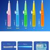 60 Pcs Push-pull Toothpicks I-shape Toothbrush PE Oral Cleaning Tools  Oral Cleaning
