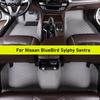 Автомобильные коврики для пола для Nissan BlueBird Sylphy Sentra Автомобильные ковры Аксессуар для ног Coche