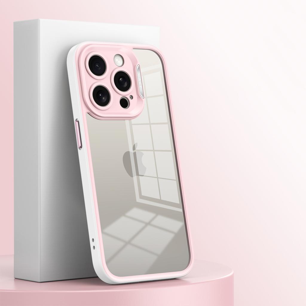 Luxury Hybrid Shockproof Armor Camera Protection Case For iPhone 15 Plus 14 13 12 Pro Max Transparent Hard Acrylic Back Cover