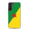 Телефонный чехол - Samsung - Galaxy S22 Ultra - Drapeau Guyane - Souple - Multicolore
