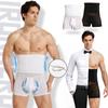 Belly Contracting Slimming Shapewear Shapers Boxer Briefs Men High Elastic Body Shaper Men  Man