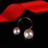 Party Street Shoot Imitation Pearl Women Fashion Accessories Jewelry Finger Ring Opening Ring