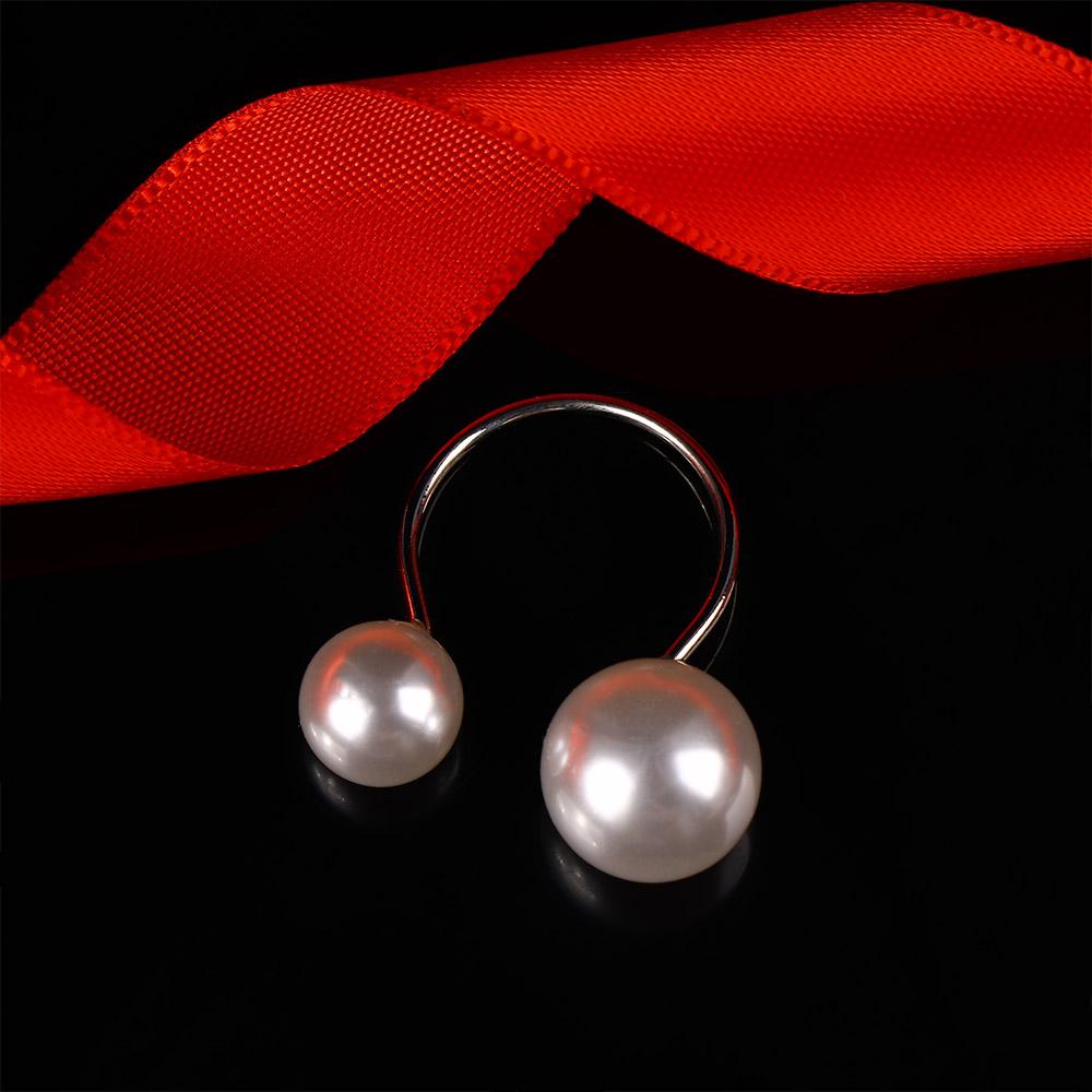 Party Street Shoot Imitation Pearl Women Fashion Accessories Jewelry Finger Ring Opening Ring