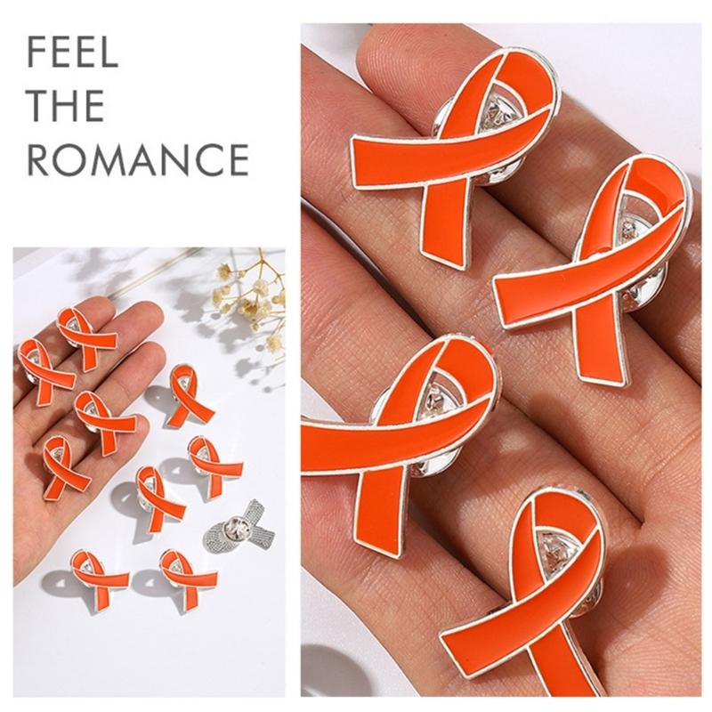 Band Pin, Pack of 50 Metal Awareness Lapel Pin Band Brooch Pin Hope Pin Enamel Jewellery Pin for Decoration