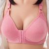 Women Sexy Front Closure Bra Full Cup Bra Comfortable Breathable Backless Brassiere Bras Wireless Push-up Bras Plus Size