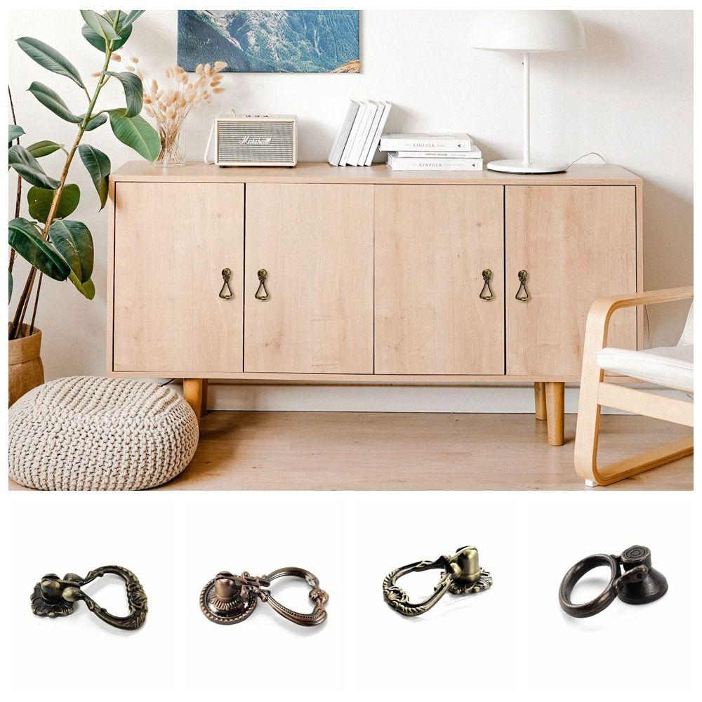 Нежная Континентальная ручка для дверцы шкафа в стиле ретро, фурнитура для мебели, шкаф