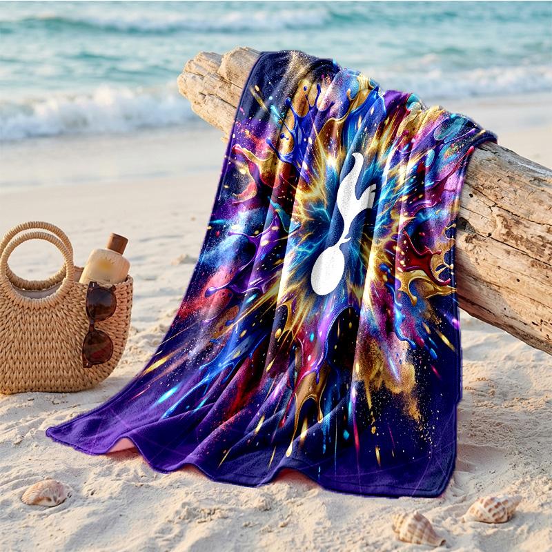 Tottenham Hotspur Print Microfiber Beach Towel Quick Dry Absorbent Large Towel For Beach Swimming Travel