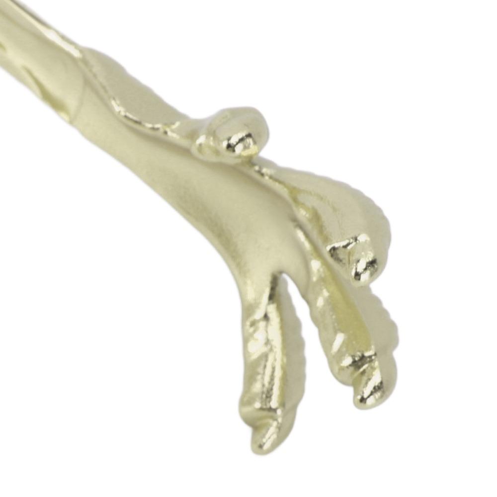 Gold Black Serving Tong Stainless Steel Claw Style Ice Tong Practical Ice Tong Bar Home