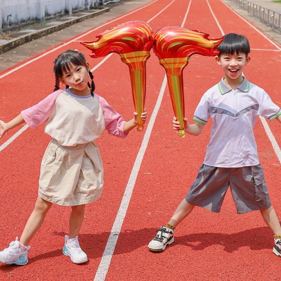 10/20/30 шт. надувной факел оптом, поддельные факелы, украшения, спортивные игры, реквизит, беспламенный воздушный шар, палка для вечеринок, спортивных соревнований, мероприятий, принадлежностей