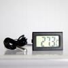 Digital electronic panel thermometer with LCD probe for aquarium terrarium